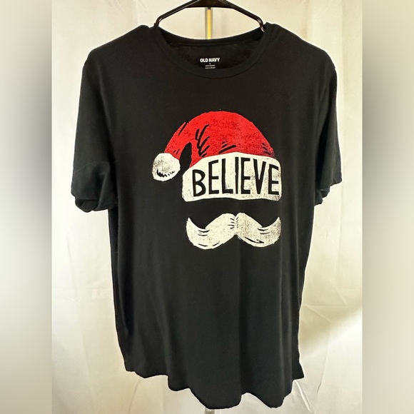 Old Navy Other - Believe in Santa 🧑‍🎄 t-shirt from Old Navy. Size Large. Great graphic.